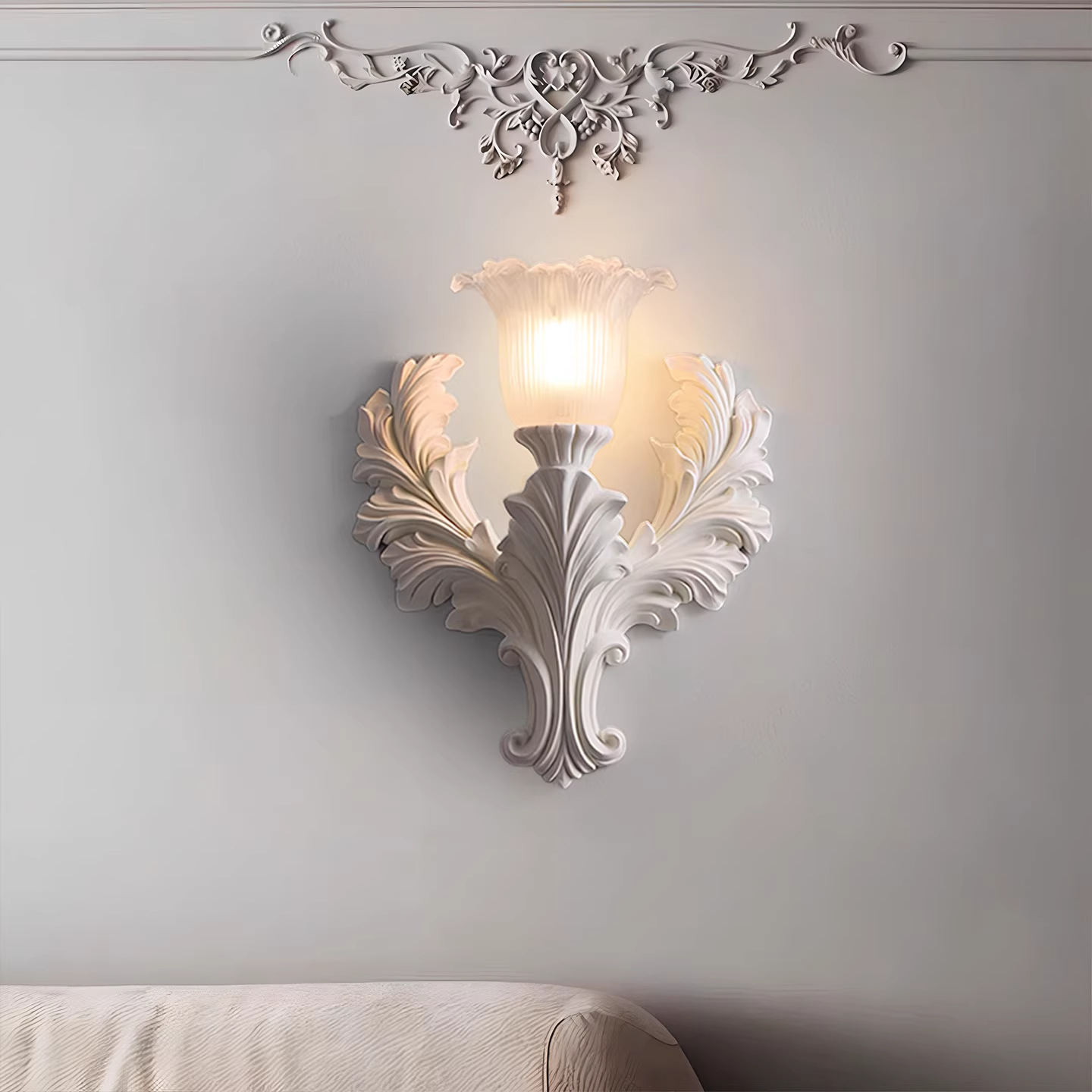 Home Improvement Background - Luminária de parede com design de
