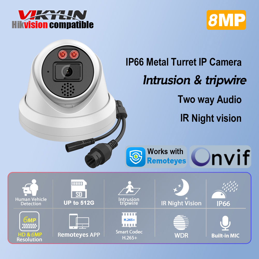 Home Improvement Network - Câmera IP Vikylin 8MP com Visão