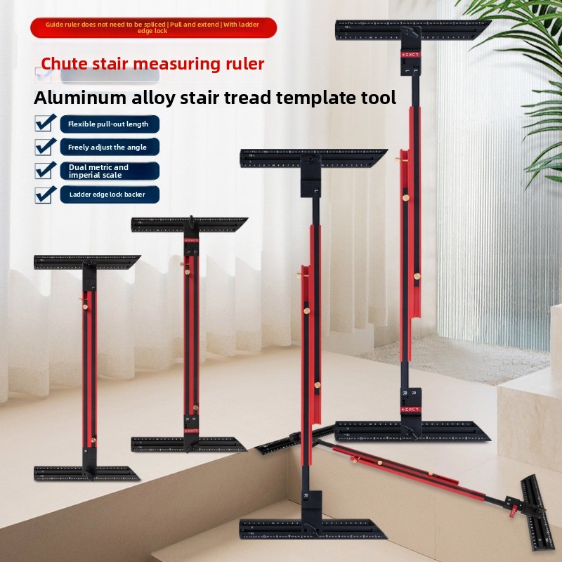 Régua de alumínio para escadas - Home Improvement Tools avaliação e preço